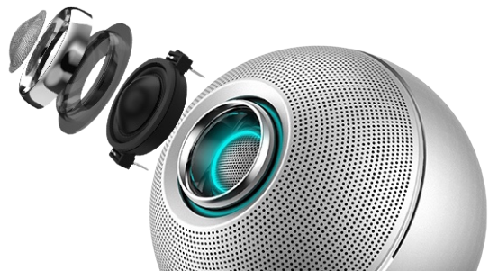 features image, has a speaker image
